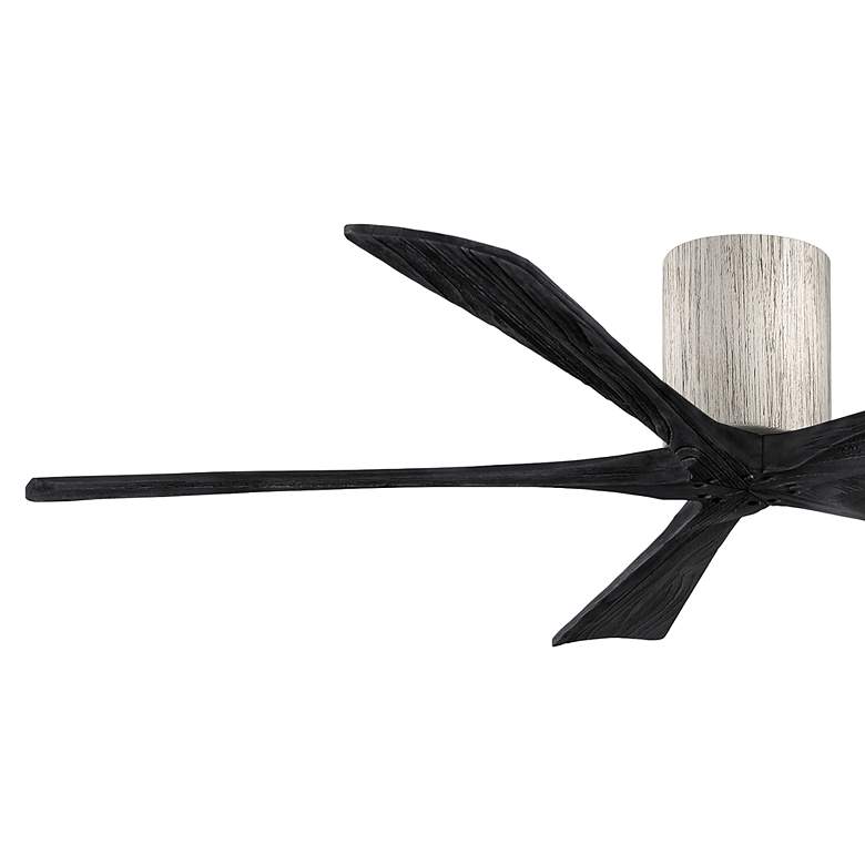 Image 3 60" Matthews Irene-5H Barnwood and Black Hugger Remote Ceiling Fan more views