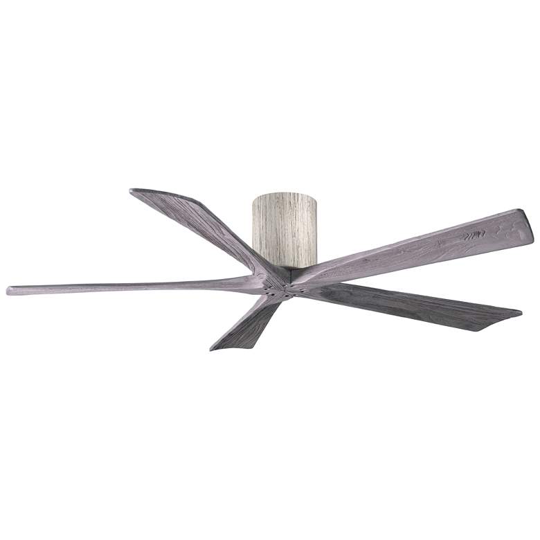 Image 1 60 inch Matthews Irene-5H Damp Barn Wood Hugger Ceiling Fan with Remote