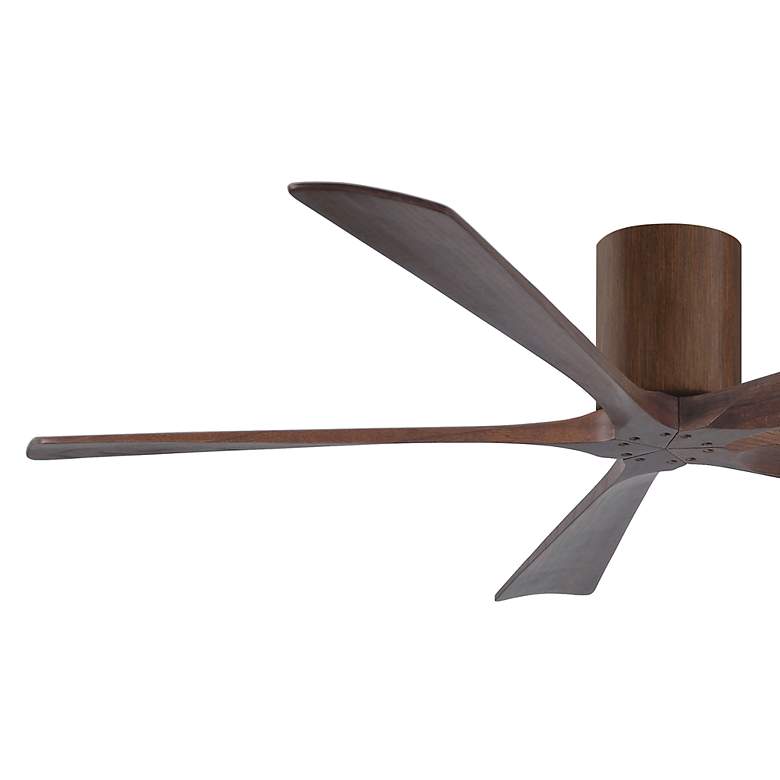 Image 3 60" Matthews Irene-5H Damp Walnut Hugger Ceiling Fan with Remote more views