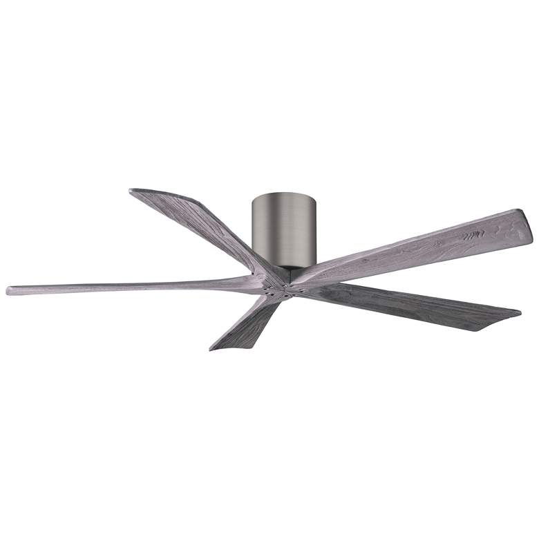 Image 1 60" Matthews Irene-5H Pewter and Barnwood Hugger Fan with Remote