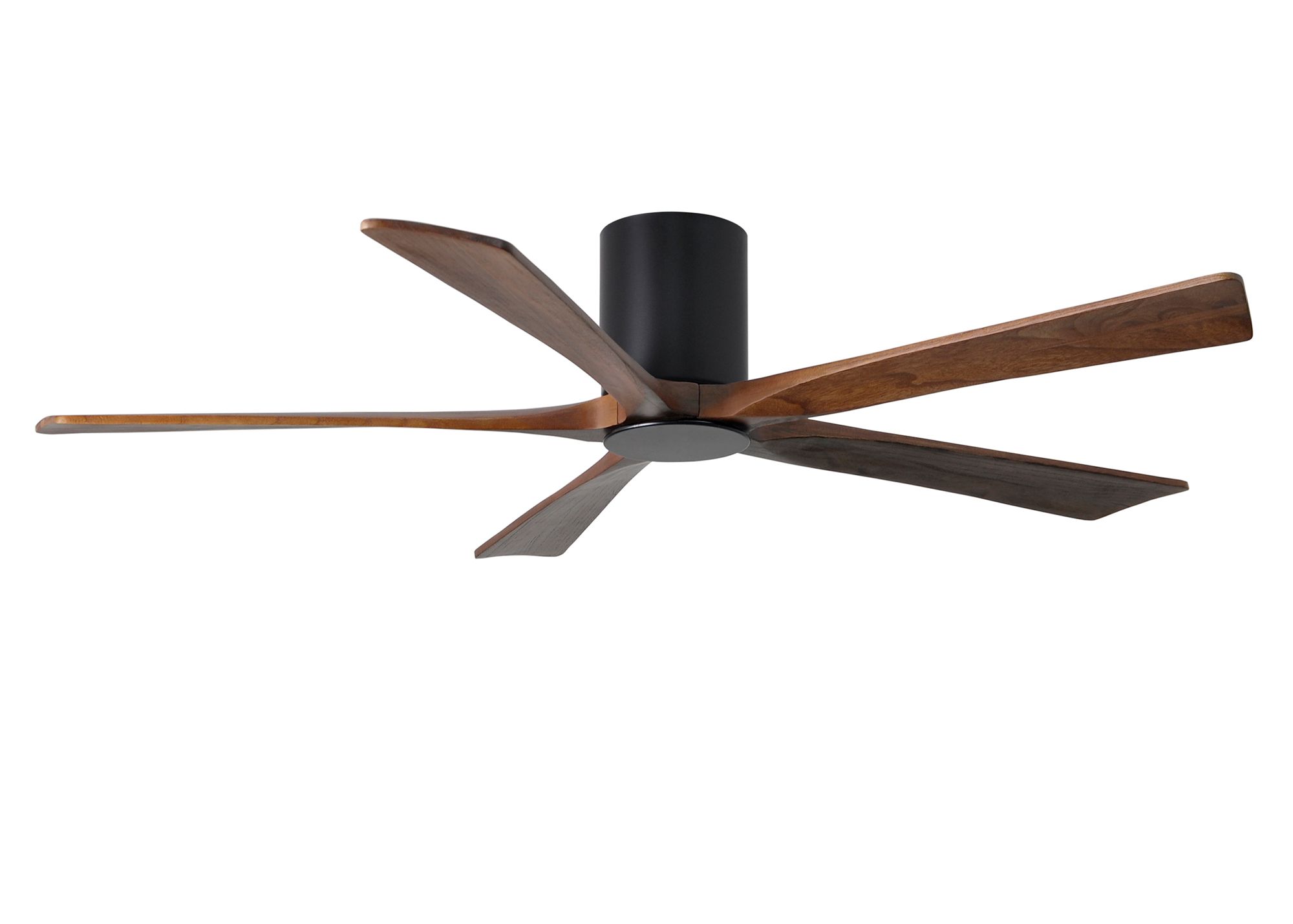 Image 2 60" Matthews Irene-5HLK Black and Walnut LED Ceiling Fan more views