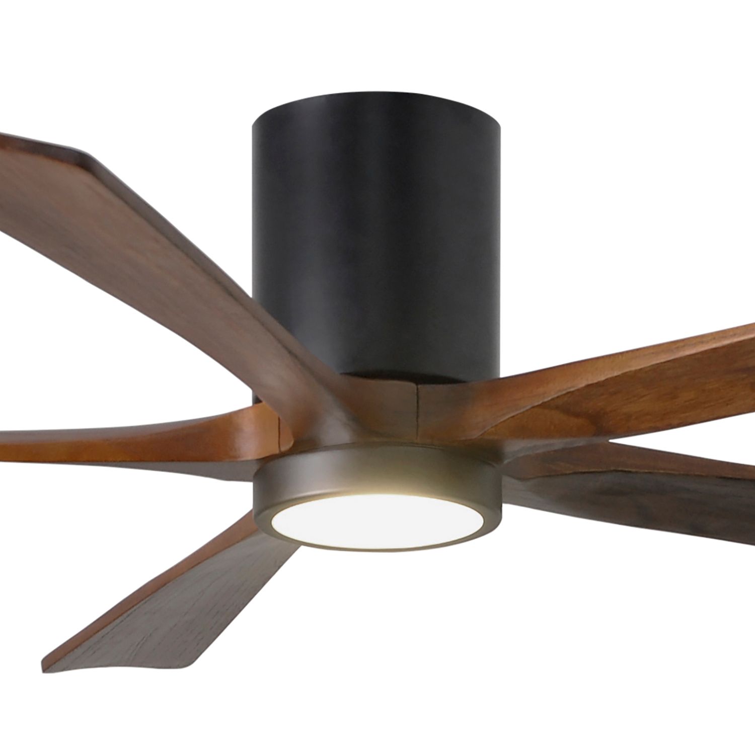 Image 5 60" Matthews Irene-5HLK Black and Walnut LED Ceiling Fan more views