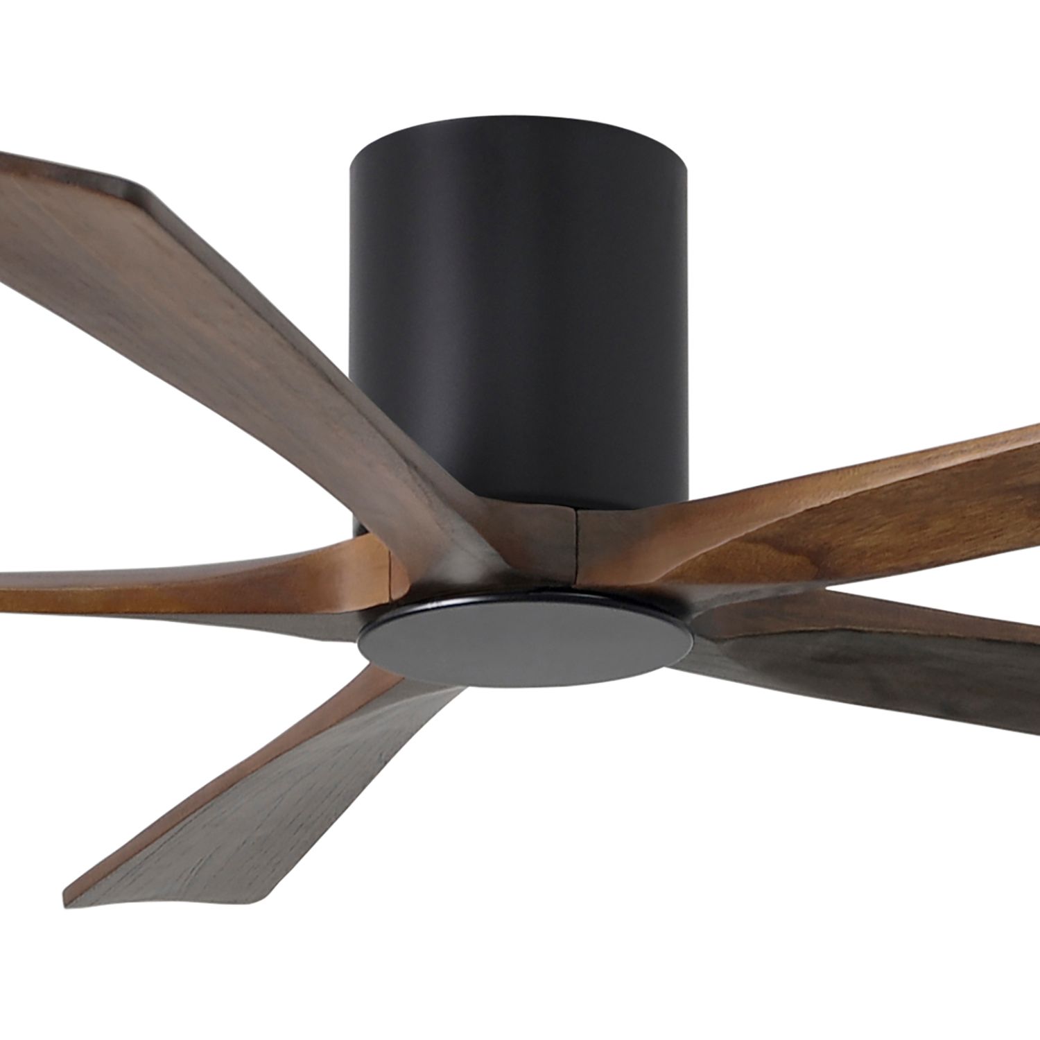 Image 7 60" Matthews Irene-5HLK Black and Walnut LED Ceiling Fan more views