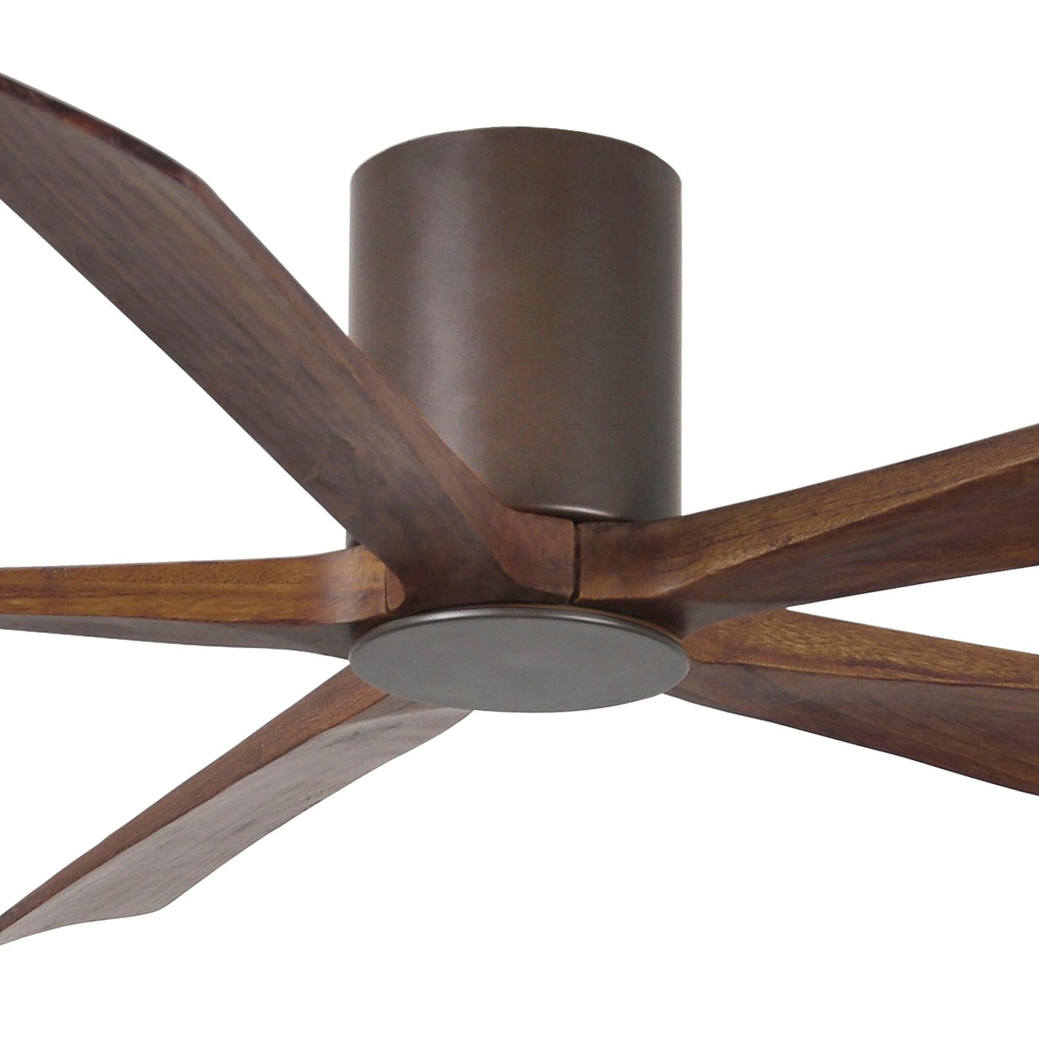 60" Matthews Irene-5HLK Bronze Hugger LED Ceiling Fan with Remote