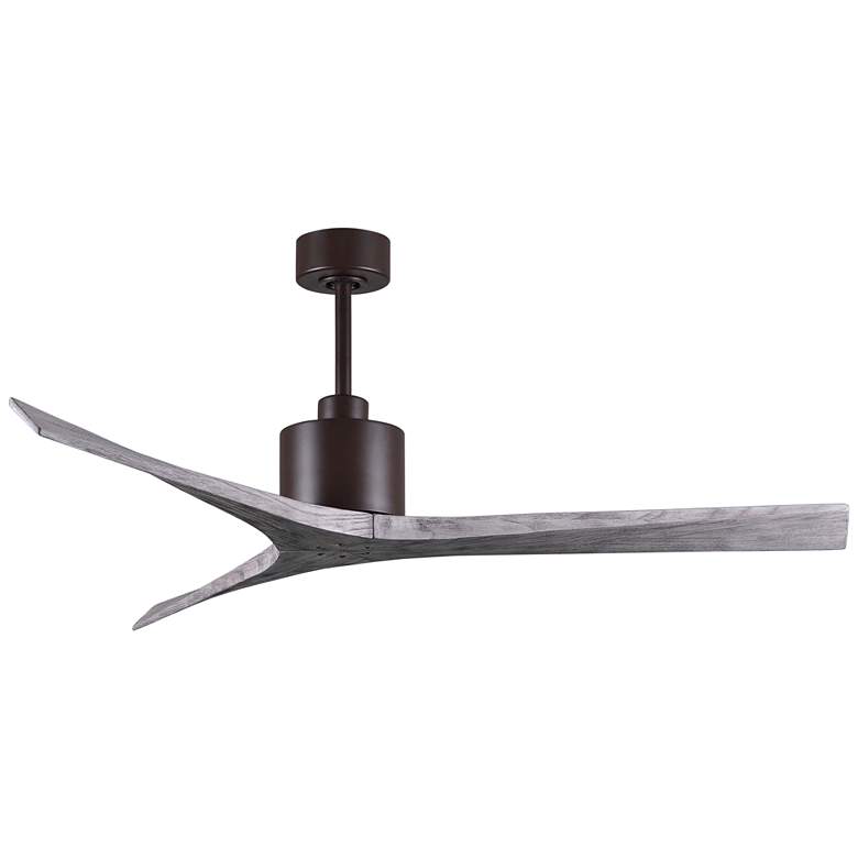 Image 2 60" Matthews Mollywood Bronze Barnwood Outdoor Ceiling Fan with Remote