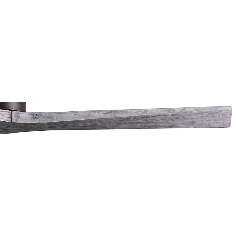 Image 4 60" Matthews Mollywood Bronze Barnwood Outdoor Ceiling Fan with Remote more views