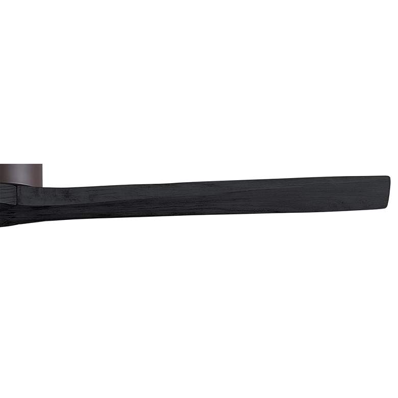 Image 4 60" Matthews Mollywood Bronze Black Damp Rated Ceiling Fan with Remote more views