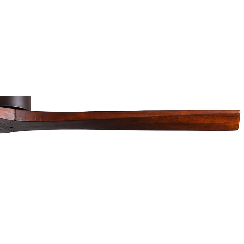 Image 4 60" Matthews Mollywood Bronze Walnut Damp Ceiling Fan with Remote more views