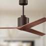 5_60" Matthews Mollywood Bronze Walnut Damp Ceiling Fan with Remote more views