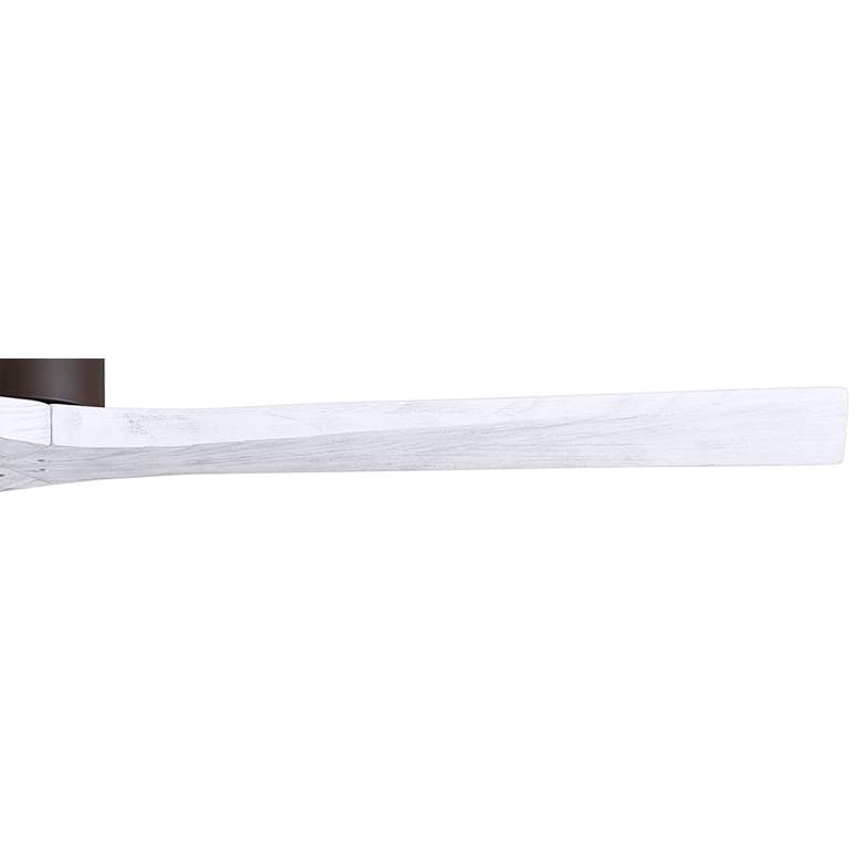 Image 4 60" Matthews Mollywood Bronze White Damp Rated Ceiling Fan with Remote more views
