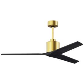60" Matthews Mollywood Brushed Brass 3-Blade Ceiling Fan 60" Matthews Mollywood Brushed Brass 3-Blade Ceiling Fan