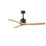 2_60" Matthews Nan Bronze and Maple Outdoor Ceiling Fan with Remote more views