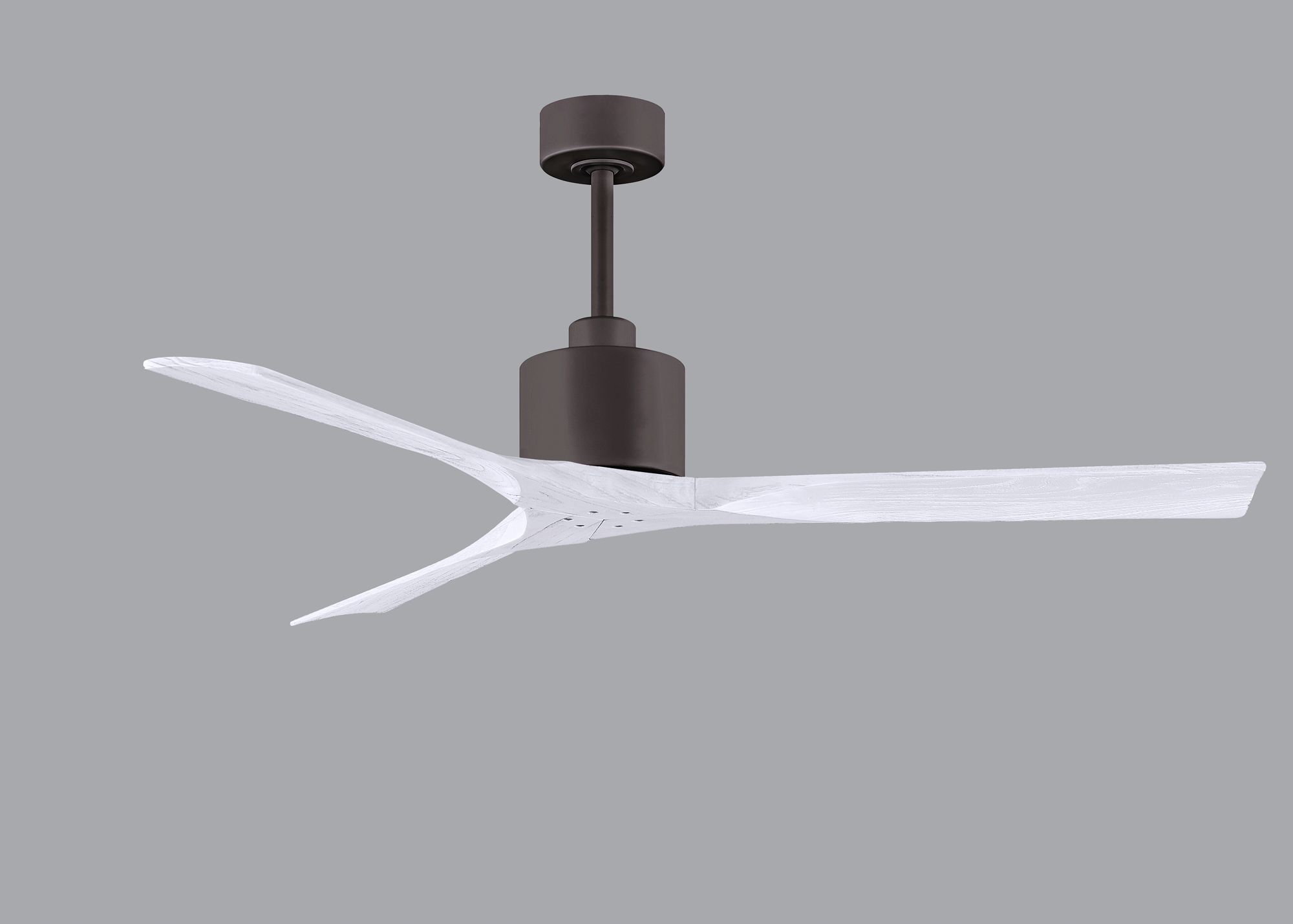 Image 4 60" Matthews Nan Bronze and White Outdoor Ceiling Fan with Remote more views