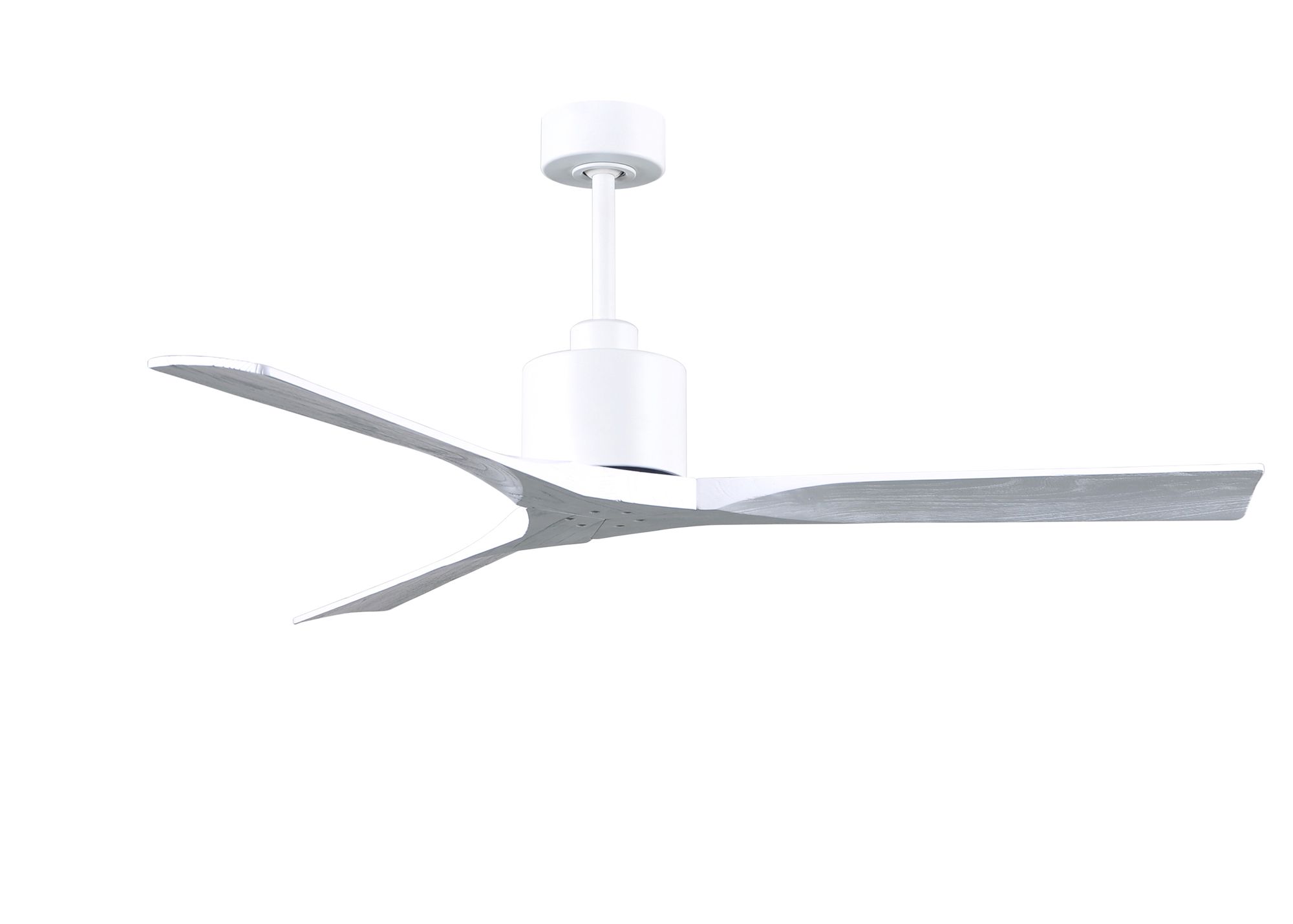 Image 2 60" Matthews Nan Matte White Outdoor Ceiling Fan with Remote more views