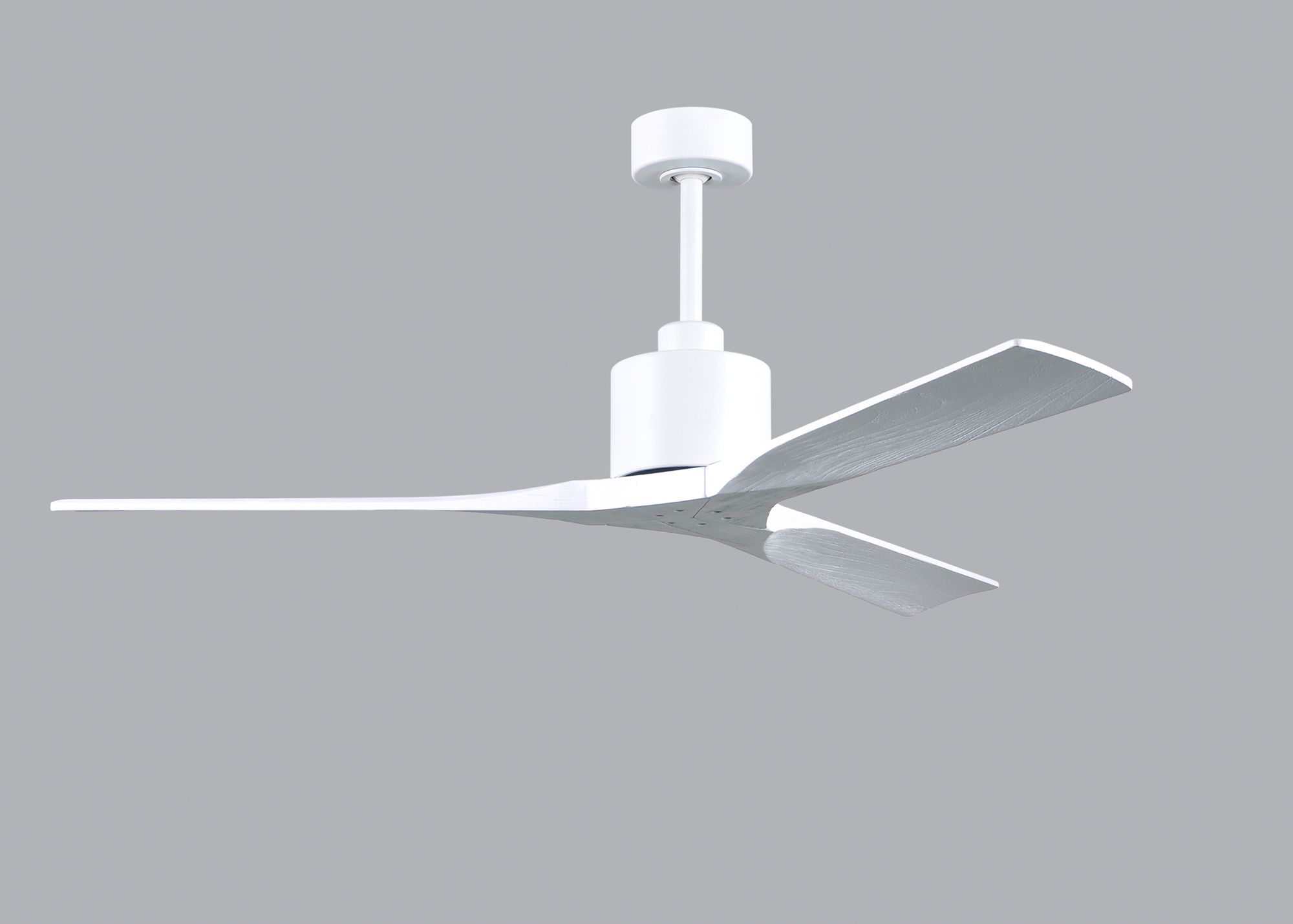 Image 4 60" Matthews Nan Matte White Outdoor Ceiling Fan with Remote more views