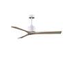 2_60" Matthews Nan White and Gray Ash Outdoor Ceiling Fan with Remote more views