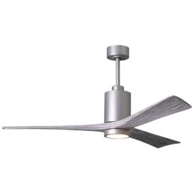 60" Matthews Patricia-3 Brushed Nickel Wood LED Ceiling Fan 60" Matthews Patricia-3 Brushed Nickel Wood LED Ceiling Fan