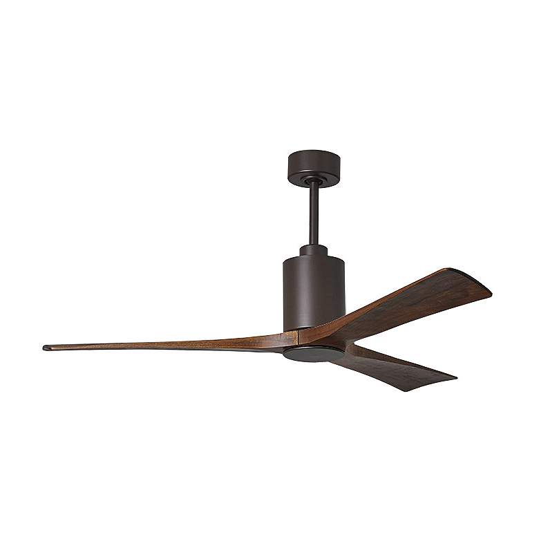 Image 4 60" Matthews Patricia-3 LED Damp Bronze Walnut Blades Ceiling Fan more views