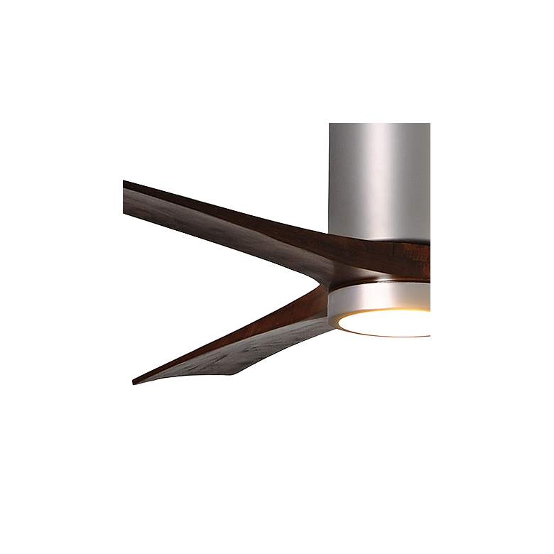 Image 3 60 inch Matthews Patricia-3 Nickel Damp Rated LED Ceiling Fan with Remote more views