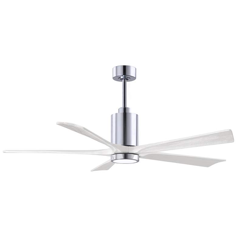 Image 1 60" Matthews Patricia-5 Polished Chrome LED Ceiling Fan