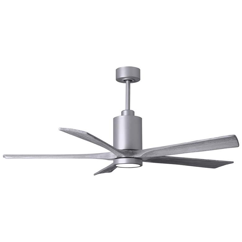 Image 1 60 inch Matthews Patricia Brushed Nickel LED Ceiling Fan