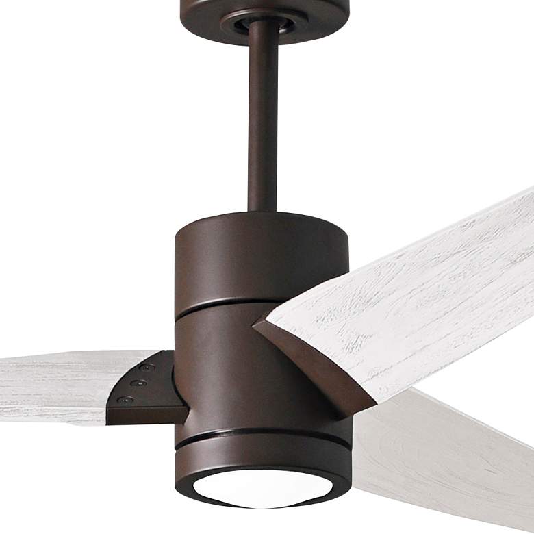 Image 2 60" Matthews Super Janet Bronze White LED Ceiling Fan more views