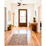 2_60" Matthews Super Janet LED White and Walnut 3-Blade Ceiling Fan more views