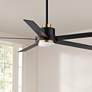 1_60" Maxim Daisy Black and Gold LED Ceiling Fan