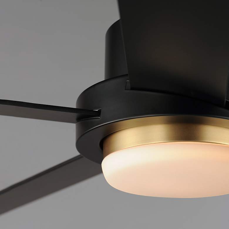 Image 4 60" Maxim Daisy Black and Gold LED Ceiling Fan more views