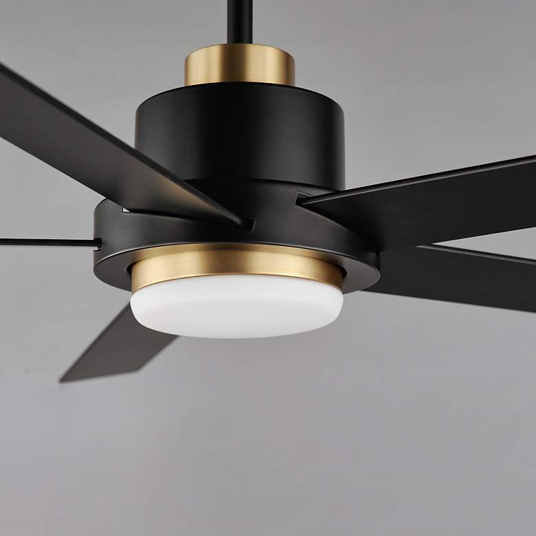 Image 5 60" Maxim Daisy Black and Gold LED Ceiling Fan more views