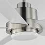 4_60" Maxim Daisy Satin Nickel LED Ceiling Fan with Wall Control more views