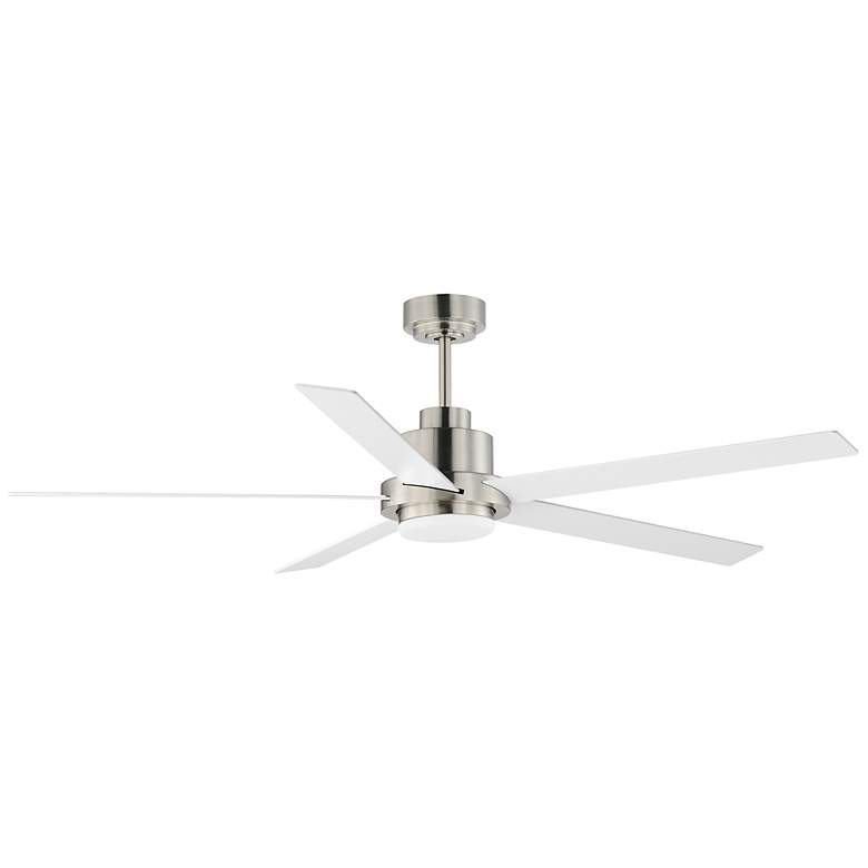 Image 1 60" Maxim Daisy Satin Nickel LED Ceiling Fan