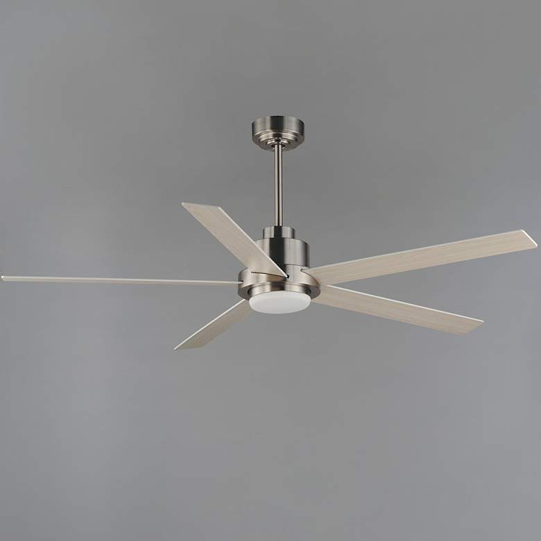 Image 3 60" Maxim Daisy Satin Nickel LED Ceiling Fan more views