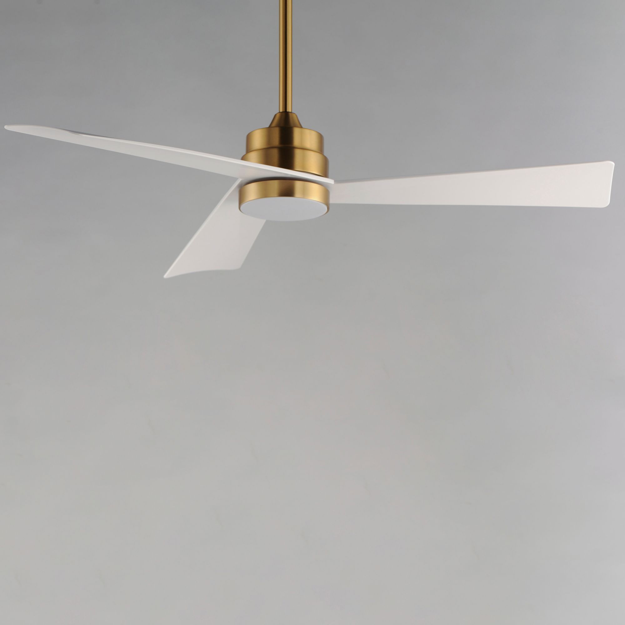 Image 2 60" Maxim Vortex Natural Aged Brass LED Ceiling Fan more views