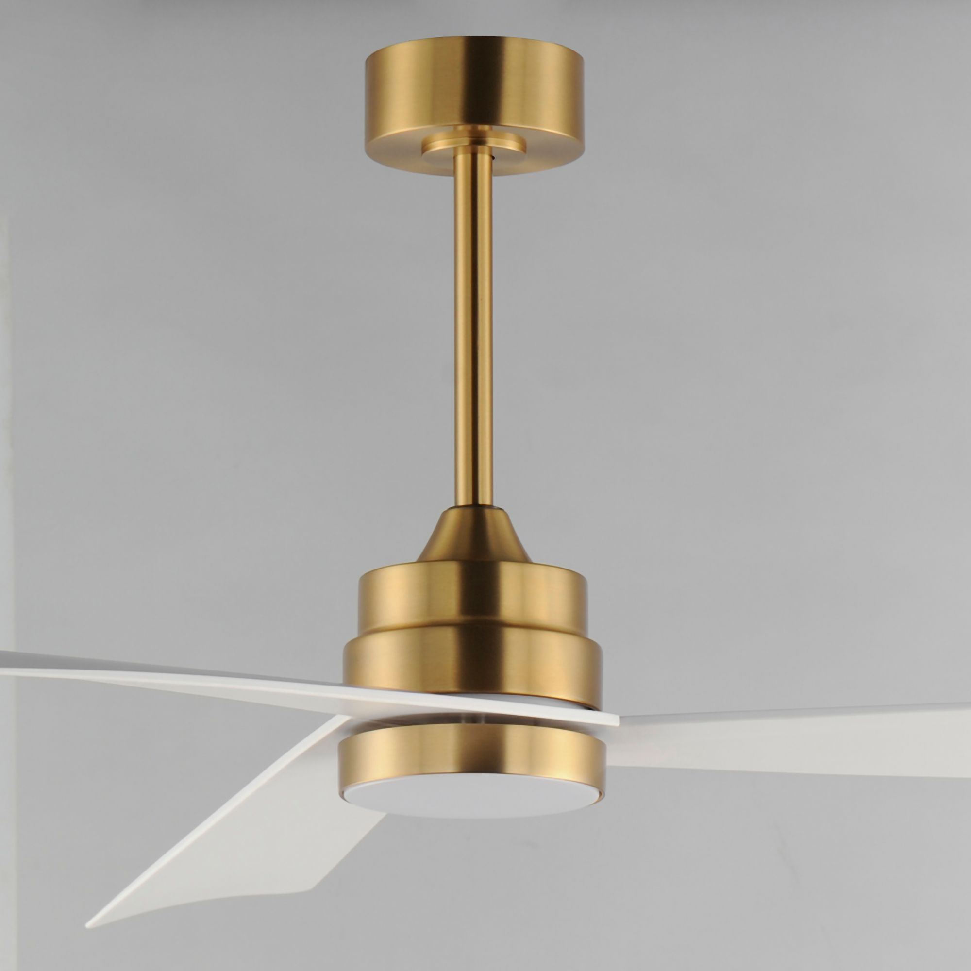 Image 3 60" Maxim Vortex Natural Aged Brass LED Ceiling Fan more views