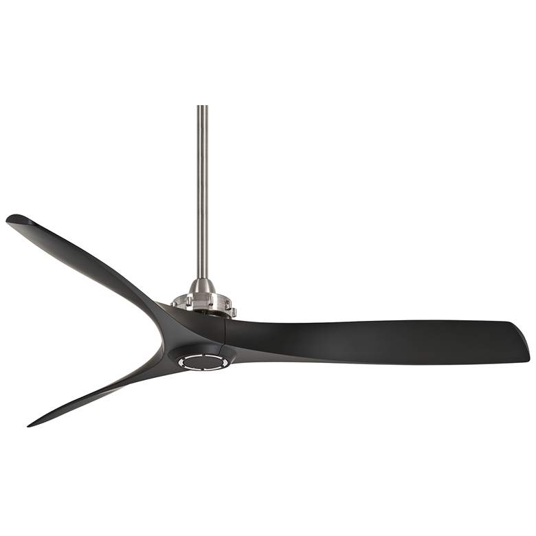 Image 2 60 inch Minka Aire Aviation Brushed Nickel Large Ceiling Fan with Remote
