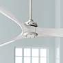 60" Minka Aire Aviation Brushed Nickel Modern Ceiling Fan with Remote