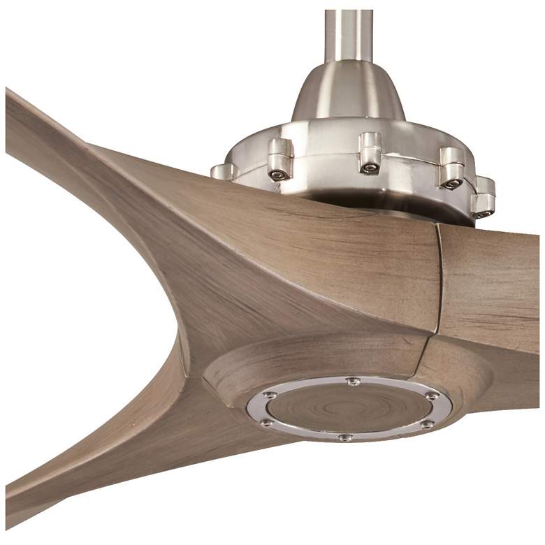 Image 3 60" Minka Aire Aviation Nickel and Ash Maple Ceiling Fan with Remote more views