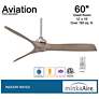 5_60" Minka Aire Aviation Nickel and Ash Maple Ceiling Fan with Remote more views