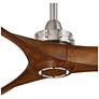 3_60" Minka Aire Aviation Nickel and Koa Ceiling Fan with Remote Control more views