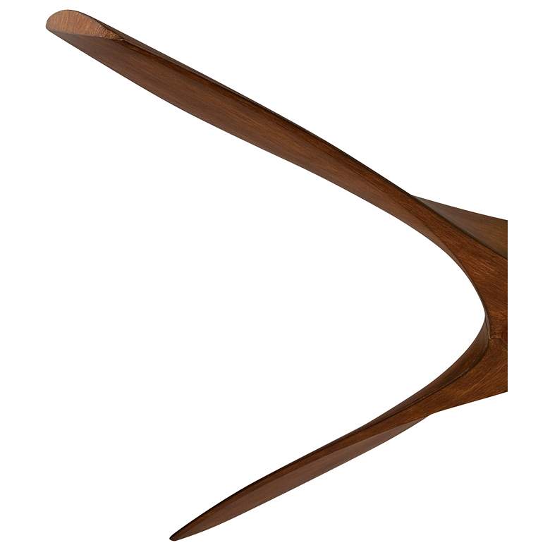 Image 4 60" Minka Aire Aviation Nickel and Koa Ceiling Fan with Remote Control more views