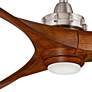 Thumbnail3 of 60" Minka Aire Aviation Nickel and Koa LED Ceiling Fan with Remote more views
