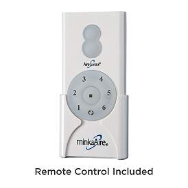 Image4 of 60" Minka Aire Aviation Nickel and Koa LED Ceiling Fan with Remote more views