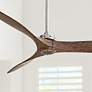 60" Minka Aire Aviation Nickel Maple Indoor Ceiling Fan with Remote