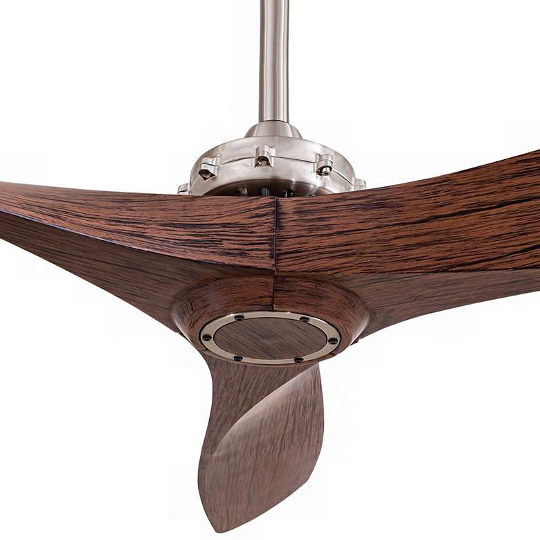 Image 3 60" Minka Aire Aviation Nickel Maple Indoor Ceiling Fan with Remote more views