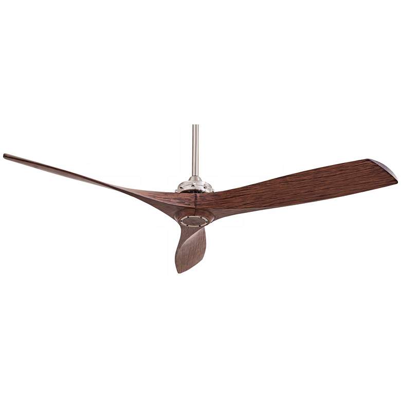 Image 7 60 inch Minka Aire Aviation Nickel Maple Indoor Ceiling Fan with Remote more views