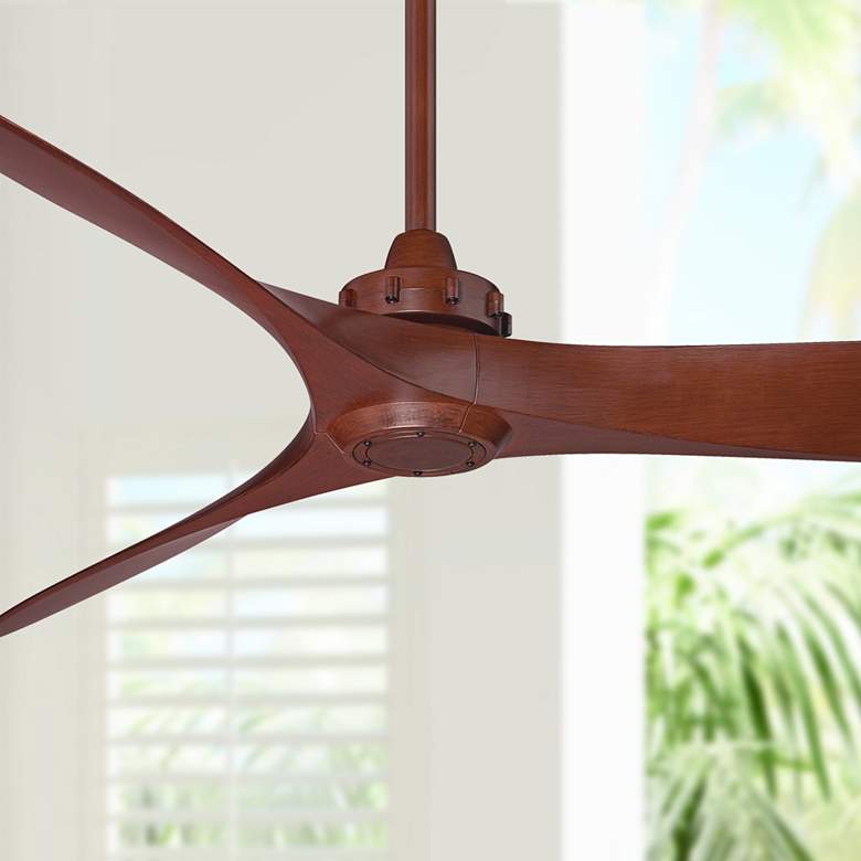 Image 1 60" Minka Aire Aviation Rosewood Ceiling Fan