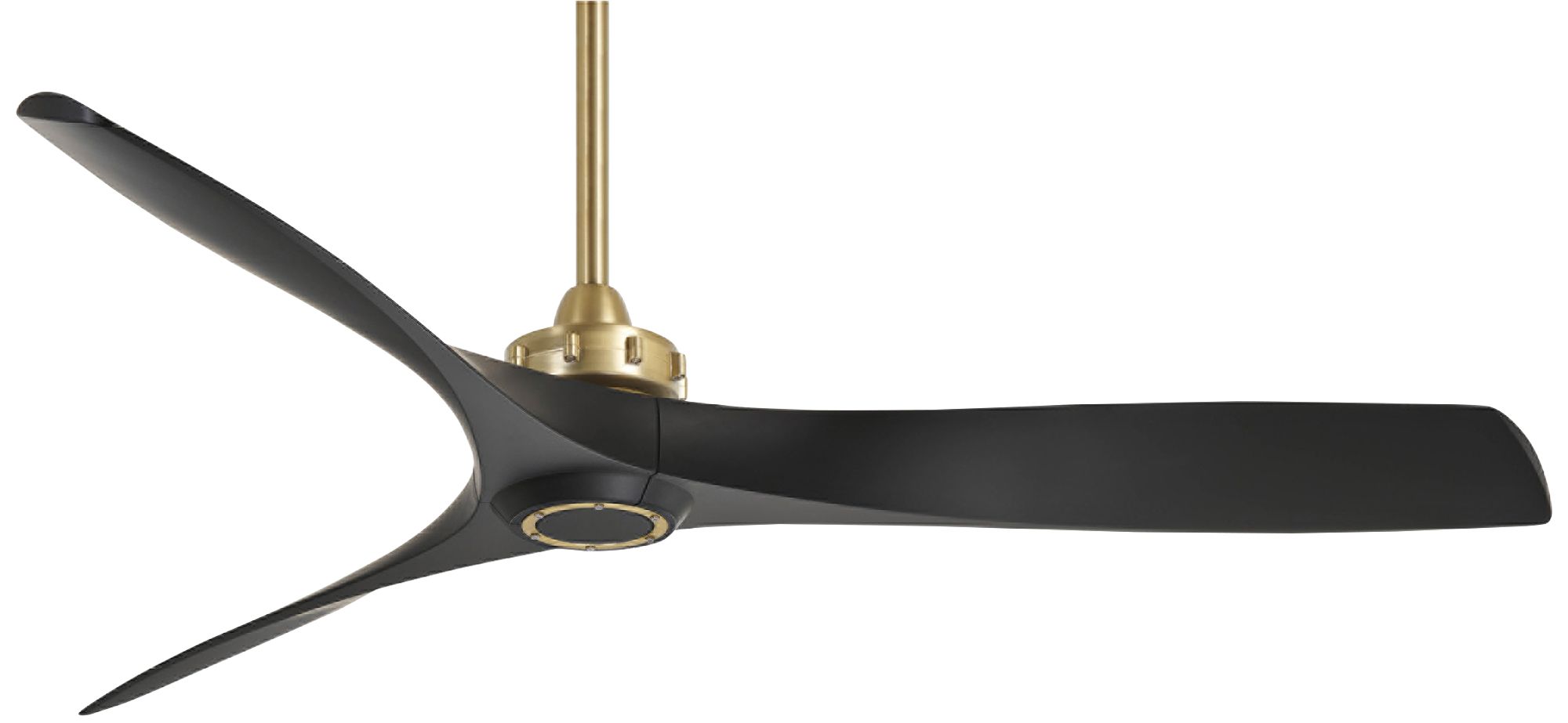 black and gold ceiling fan