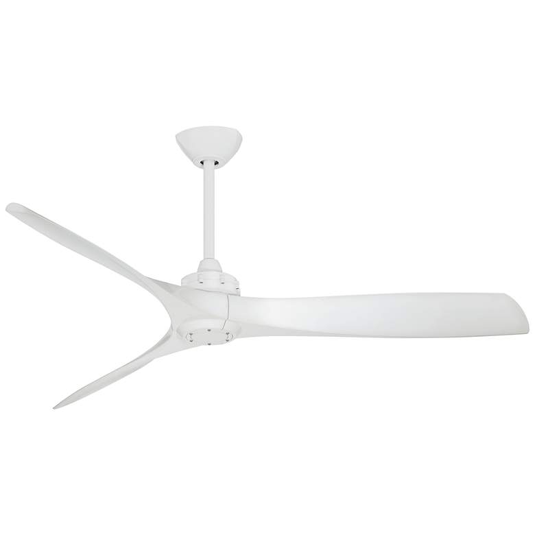Image 2 60" Minka Aire Aviation White Ceiling Fan with Remote Control