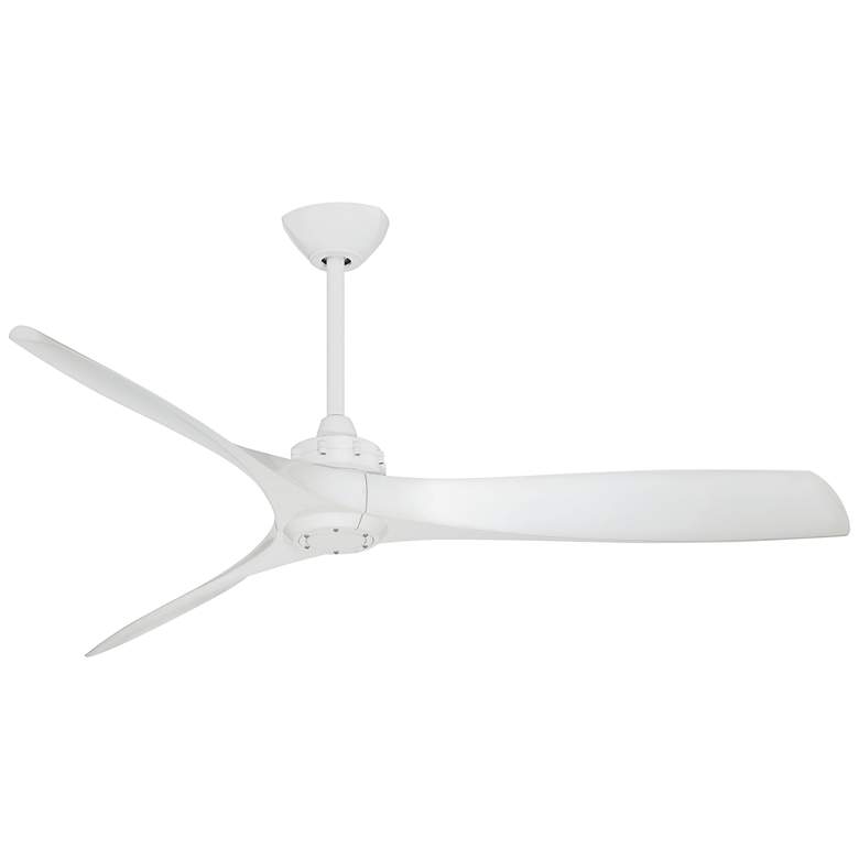 Image 2 60 inch Minka Aire Aviation White Ceiling Fan with Remote Control